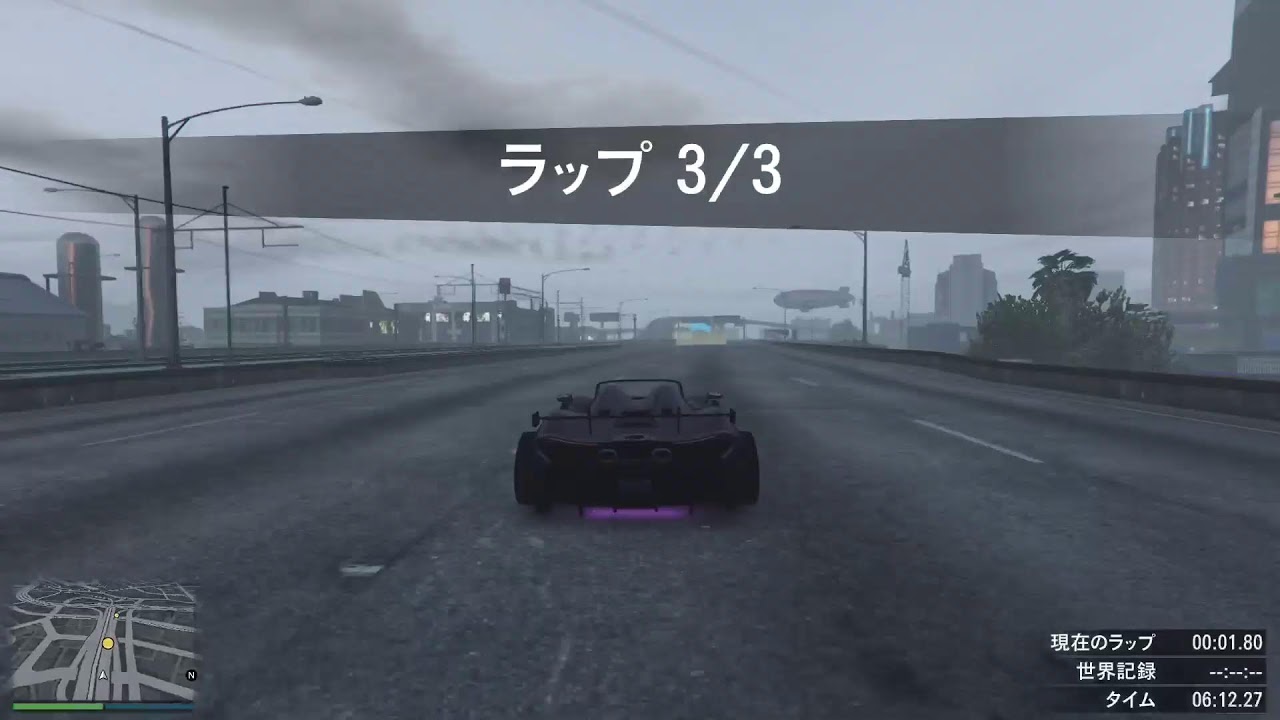 PS4  gta5 　夕飯までアスレチックか鬼畜レース