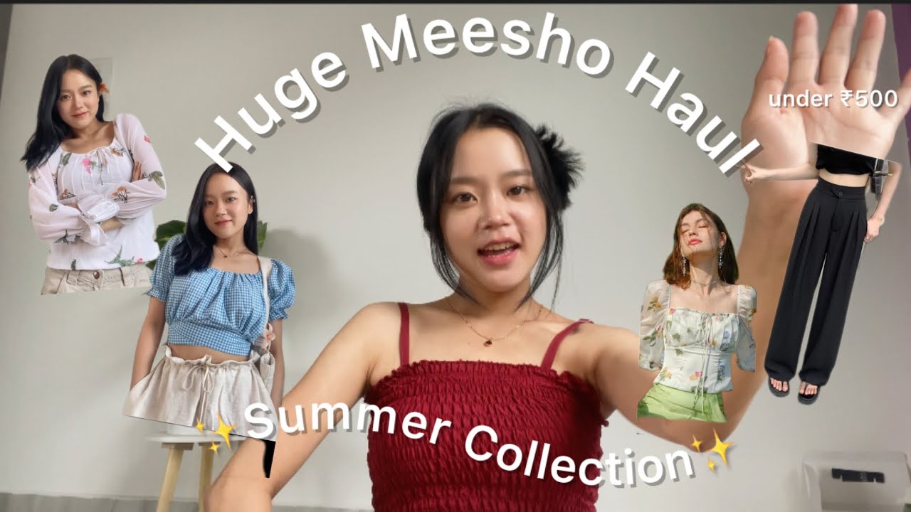 Meesho Summer Collection || Pinterest Clothes || Comfortable Summery🌻|| under ₹500 Only