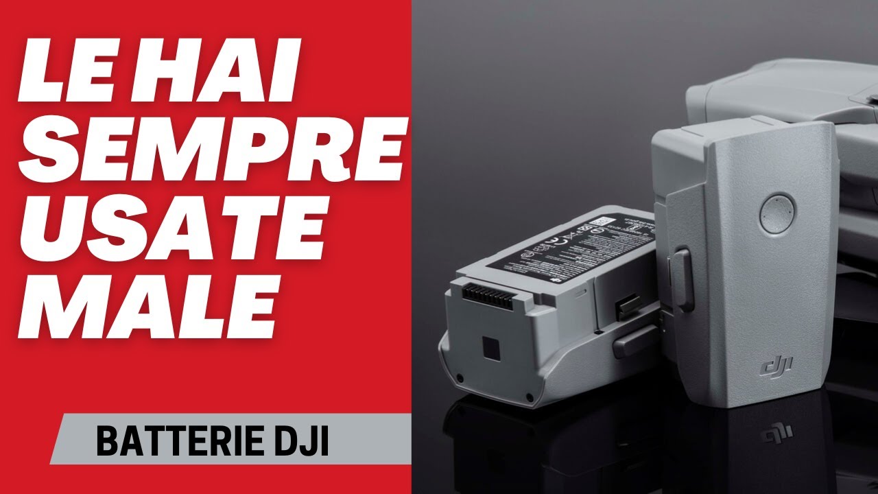 BATTERIE DRONE DJI, ALLUNGARNE LA VITA ed EVITARE PROBLEMI. (anche per smartphone)