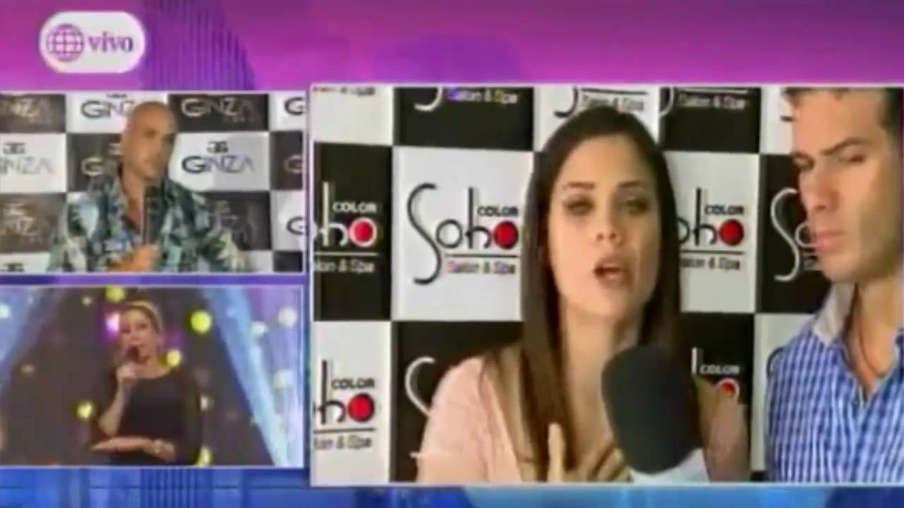 Andrea San Martin asadaza con Bruno Agostini