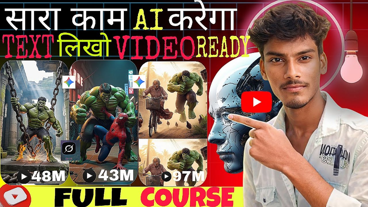 Hulk Wala Al Video Kaise Banaye | How to Make Hulk Al Video | Al Se Video Kaise Banaye| Al Cartoon