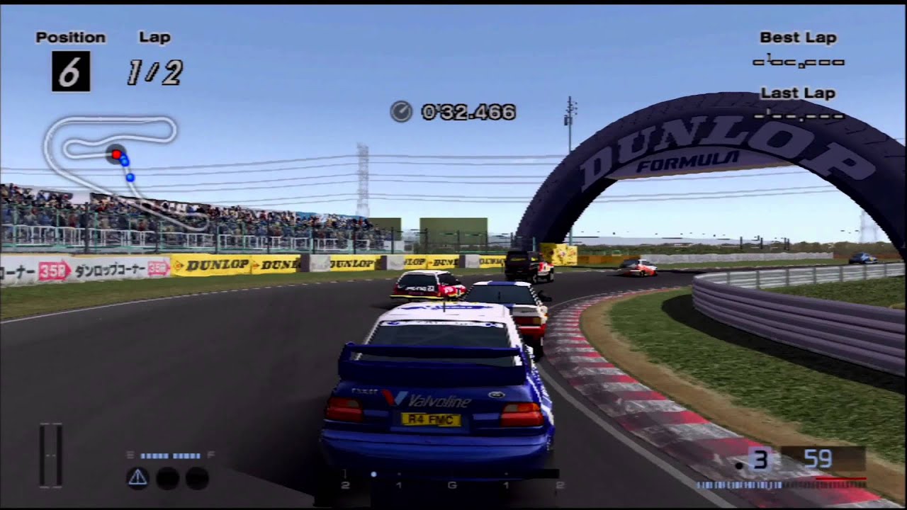 Gran Turismo 4 on PlayStation 2 in 1080i mode
