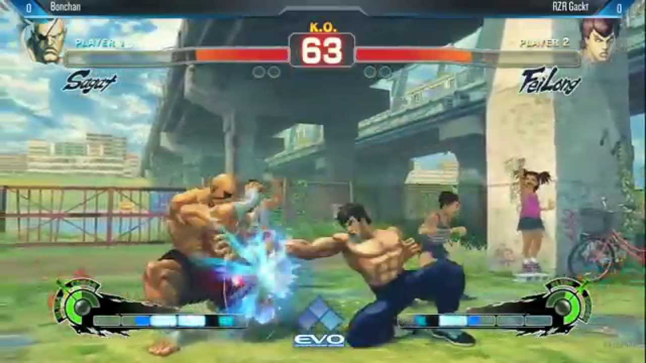 [EVO 2014 USFIV Top 8] Bonchan (Sagat) vs RZR Gackt (Fei Long)