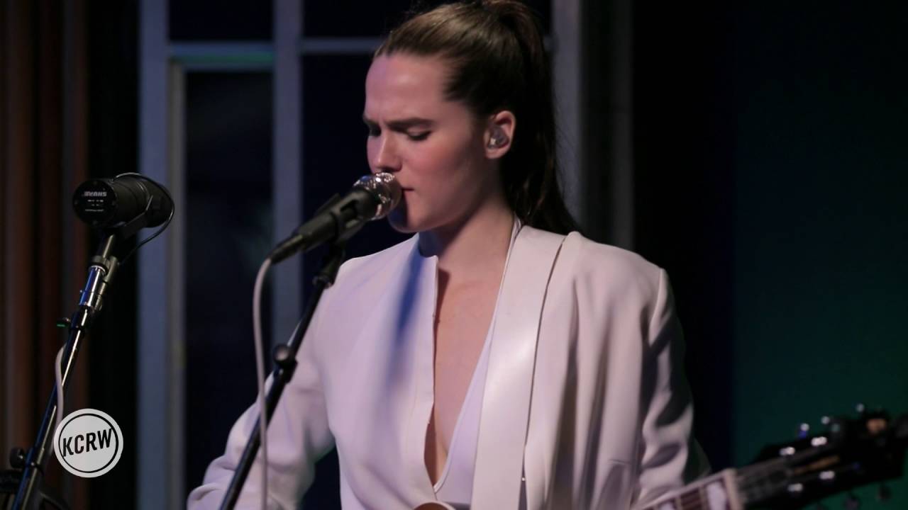 Sofi Tukker performing 