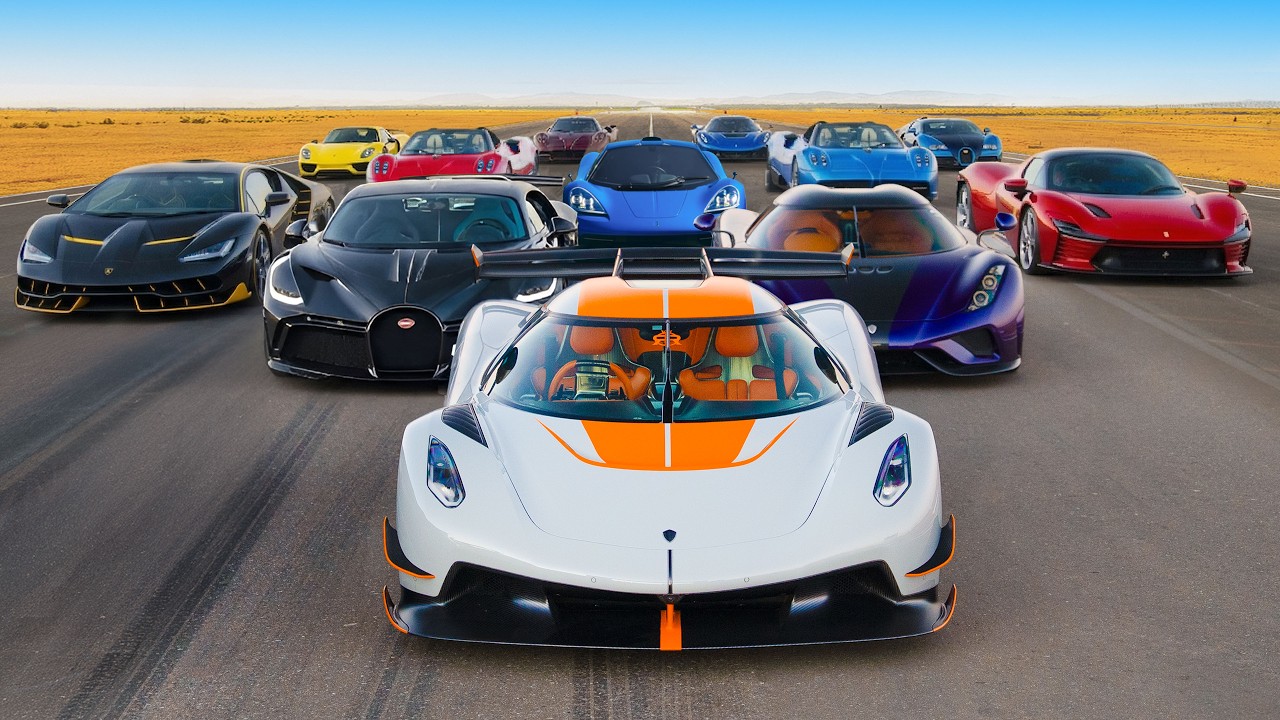 Bugatti Divo vs Koenigsegg Jesko: DRAG RACE