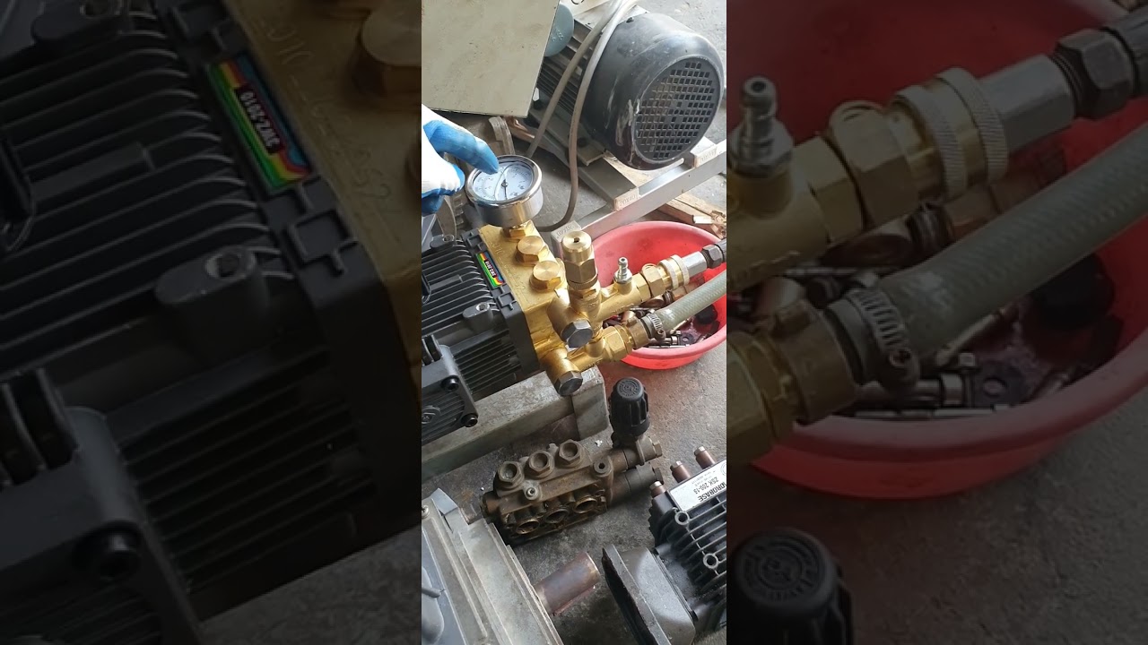 Giới thiệu đầu máy rửa xe Lutian 3kw và 5,5kw . Cách điều chỉnh áp lực cho đúng cách.