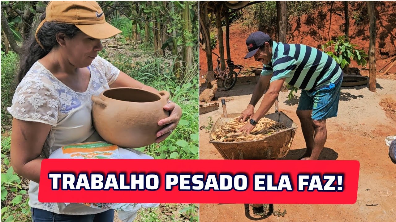 ROSIANE CONTA QUE VOLTOU A TRABALHAR NA MATA COM MADEIRAS E MOSTRA SUAS NOVIDADES NO QUINTAL 