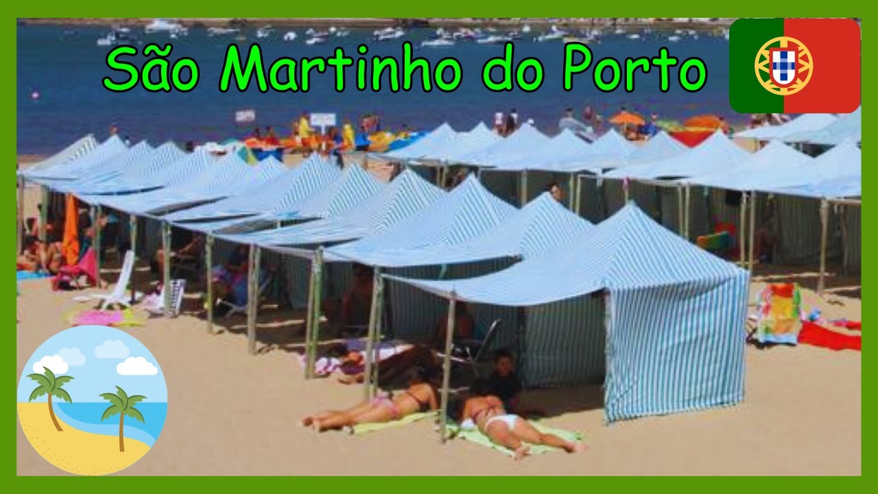 🏖PRAIA DE 🇵🇹SÃO MARTINHO DO PORTO✈️  🇵🇹PORTUGAL 2023