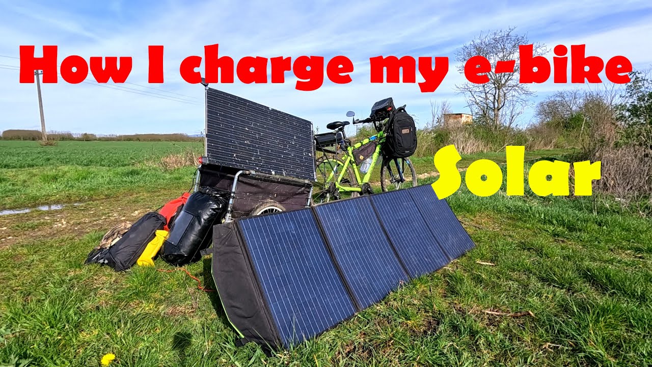 How I charge my e-bike with solar power