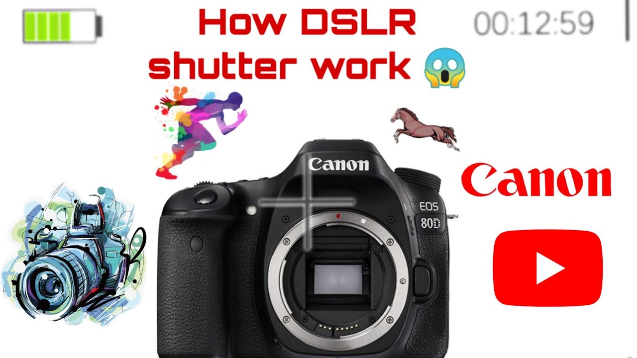 How 80D || Canon shutter work ||