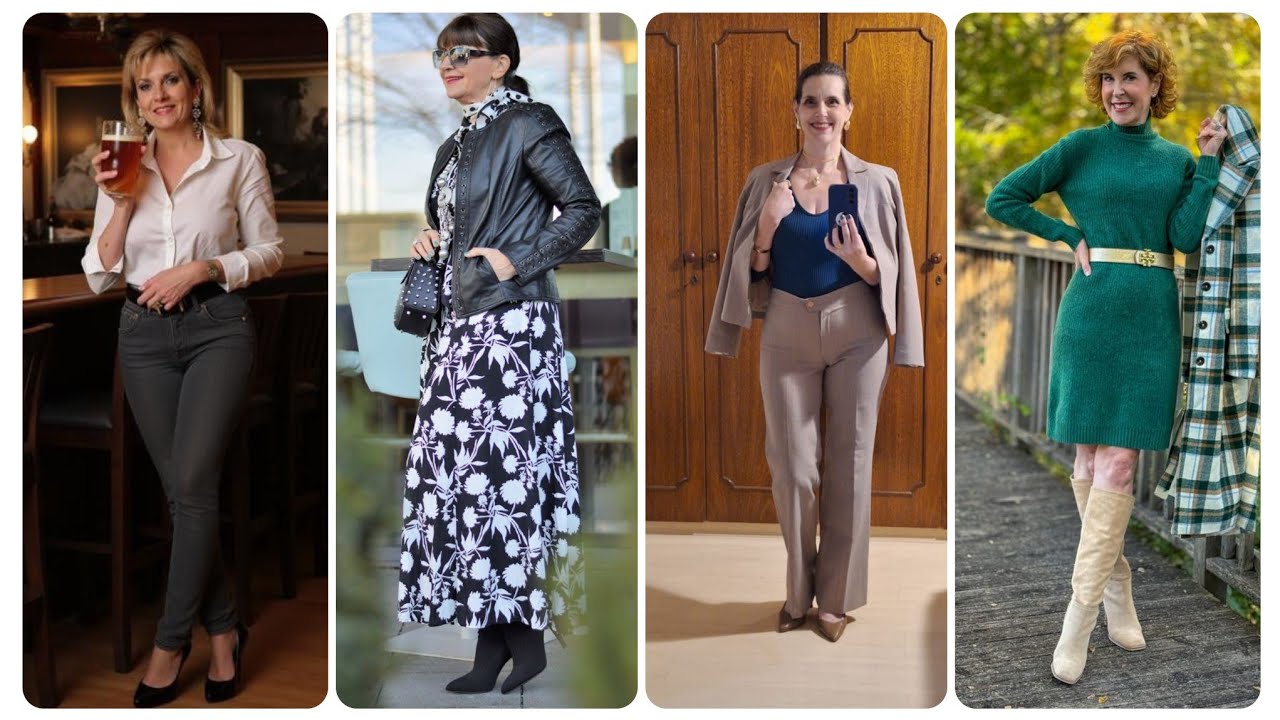 Ageless Fashion for Mature Women 50 60 70 | Stunning Outfit Ideas
