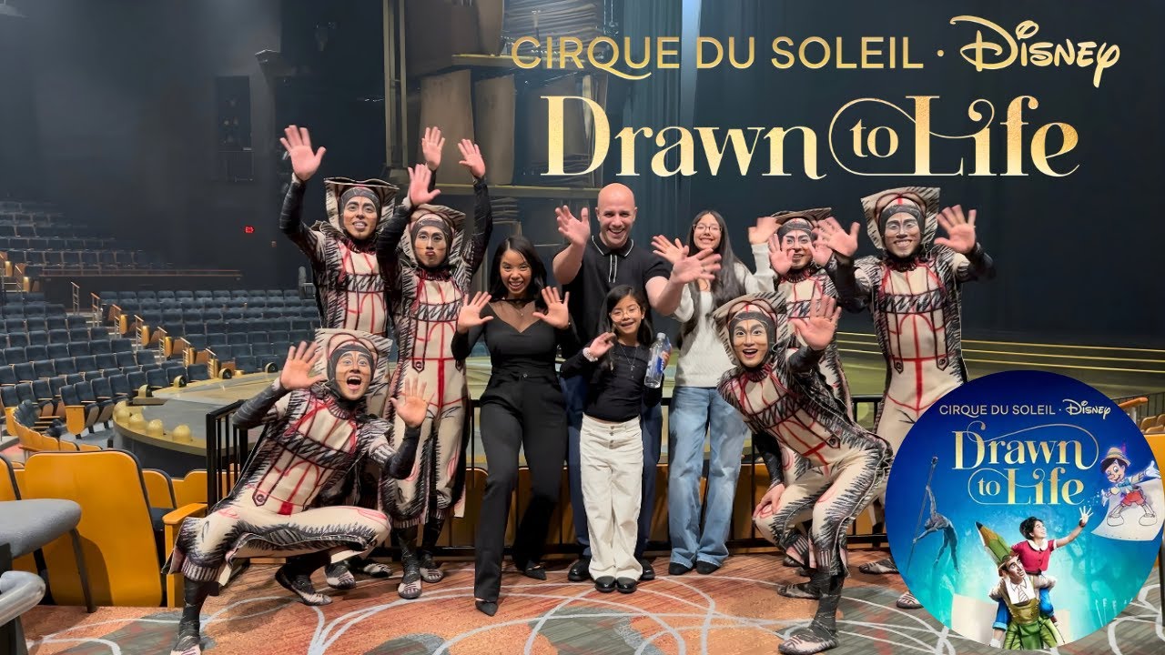 Самое волшебное шоу в Disney Springs: Cirque du Soleil Drawn to Life