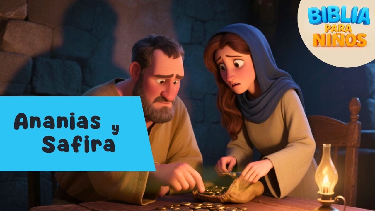 ¡Ananías y Safira! Una Lección de Honestidad y Compromiso — Biblia para Niños
