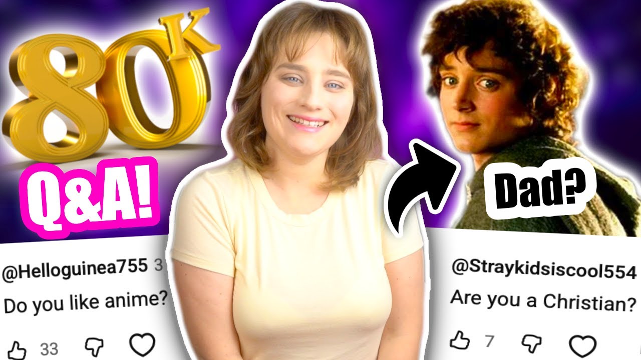 Answering YOUR Questions for 80,000 Subscribers! (Am I REALLY Female Frodo Baggins?)