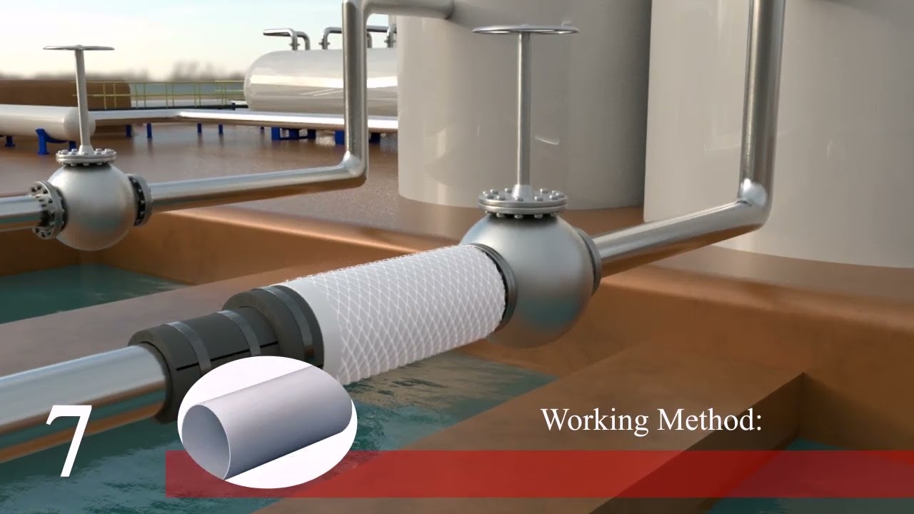Foamglas pipes insulation 3D