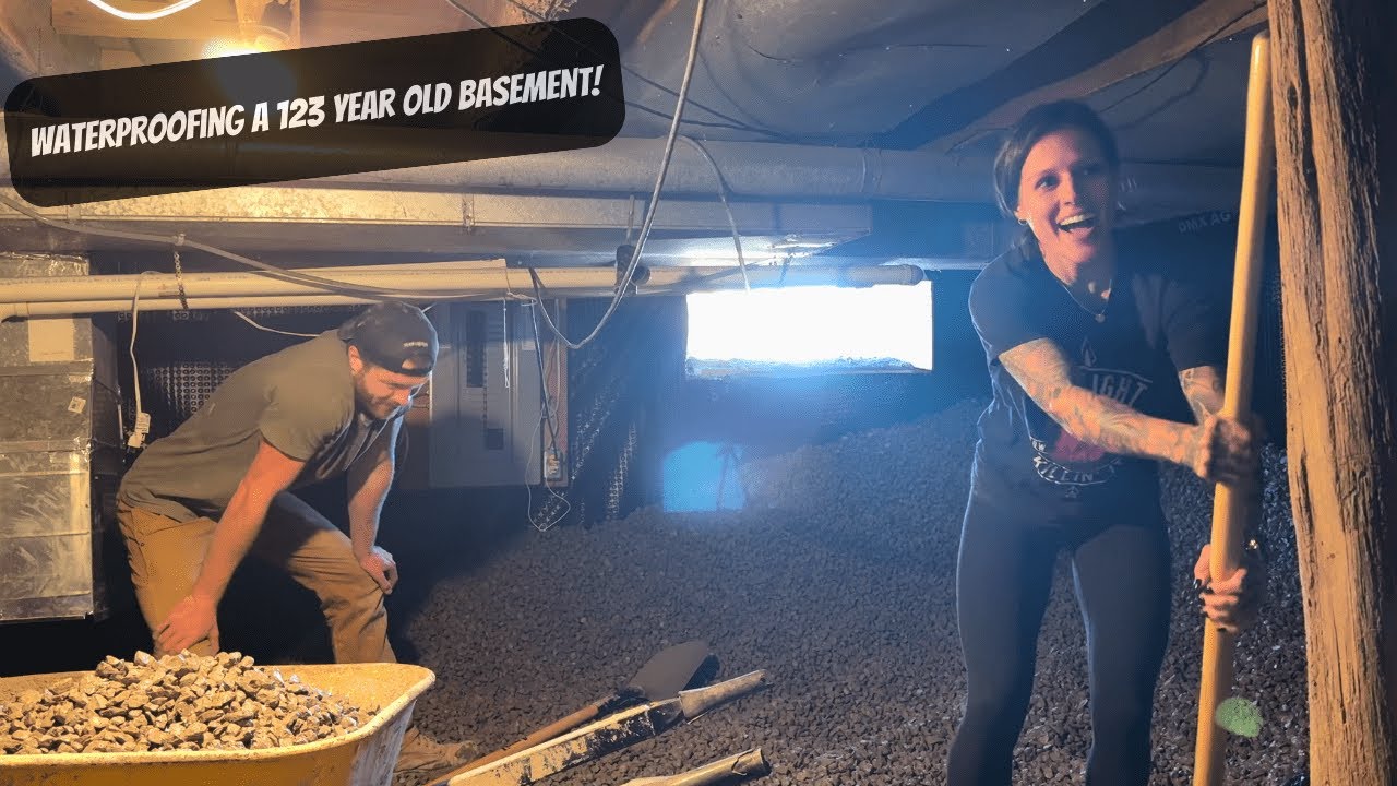 Waterproofing A 123 Year Old Basement | Homesteading