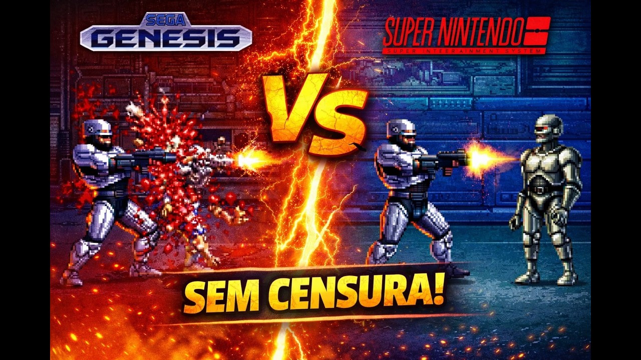 RoboCop Versus The Terminator Snes vs Sega Genesis