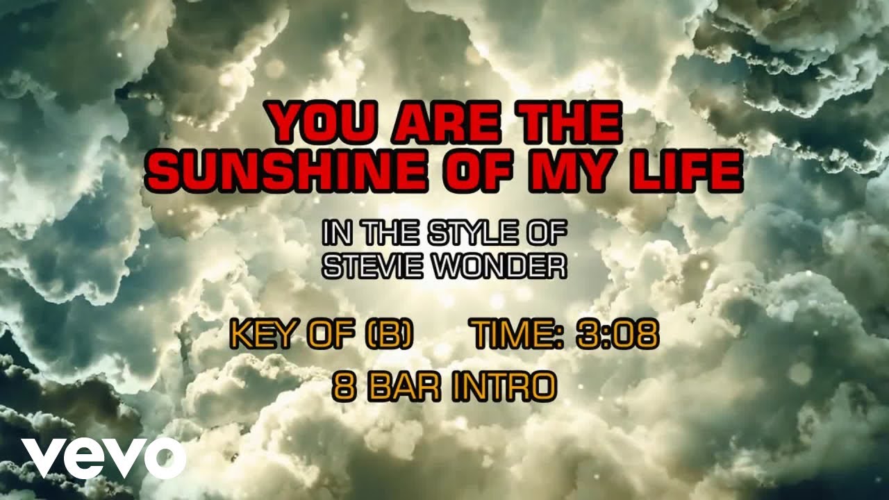 Stevie Wonder - You Are The Sunshine Of My Life (Karaoke)