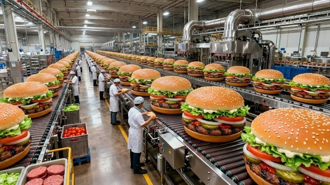 Inside the Burger King Kitchen – (Full Process) How 50k Meals Are Made