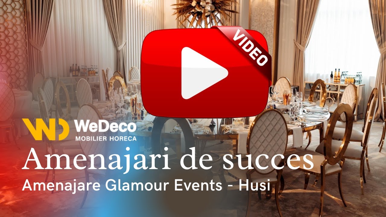 [AMENAJARI DE SUCCES 4] Amenajare Salon Glamour Events Husi