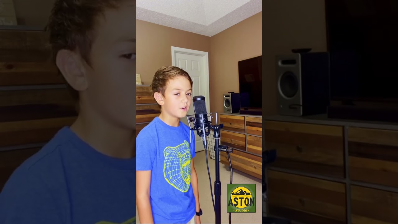 Cold Water by Major Lazer & Justin Bieber #shorts #kidsinger #childsinger #aston #cute #babyboy