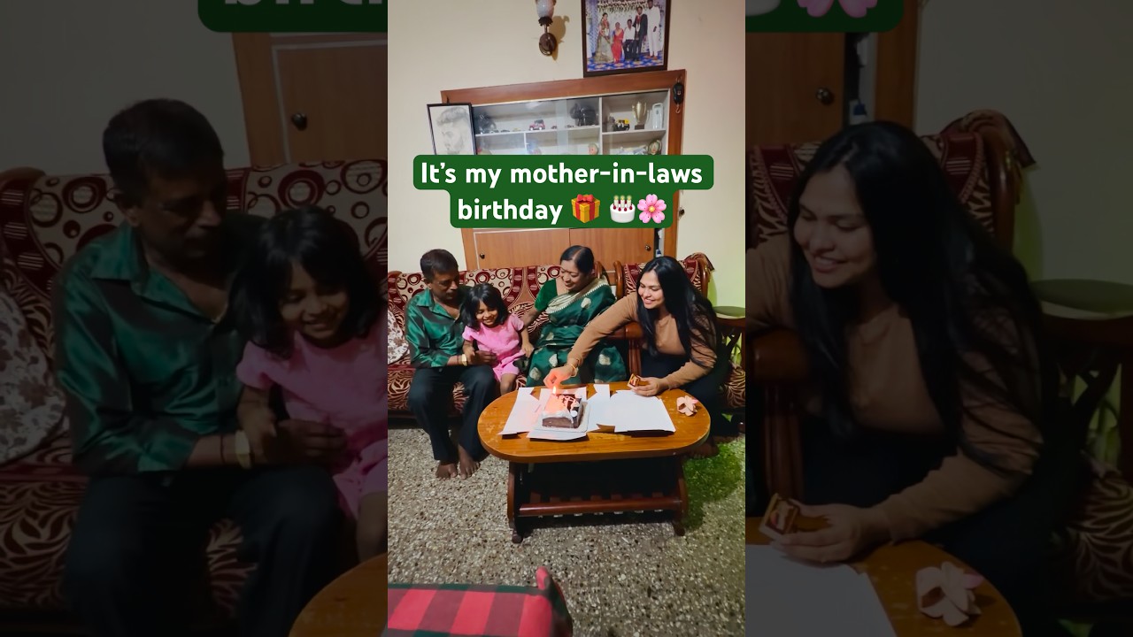 Mother-in-law birthday #birthdaycelebration #birthdayvlog #birthdaysurprise #dakshagowda
