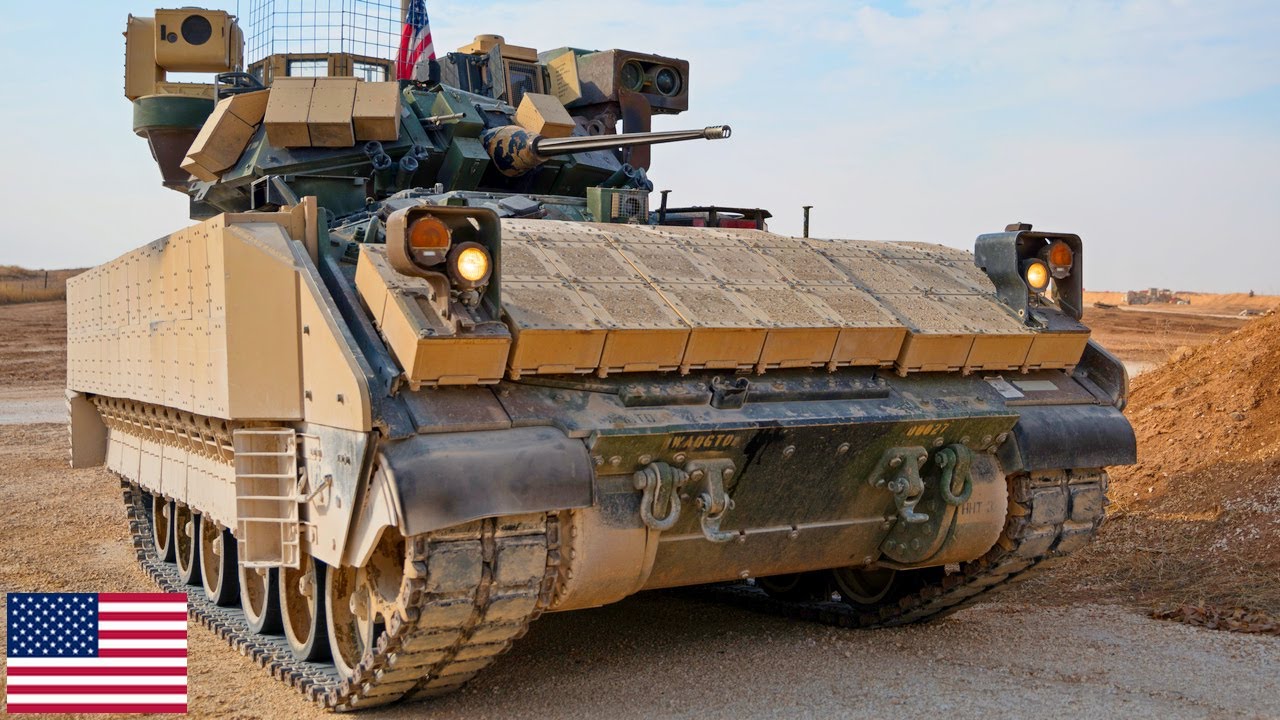 Армия США: боевые машины M2 Bradley в Сирии.
