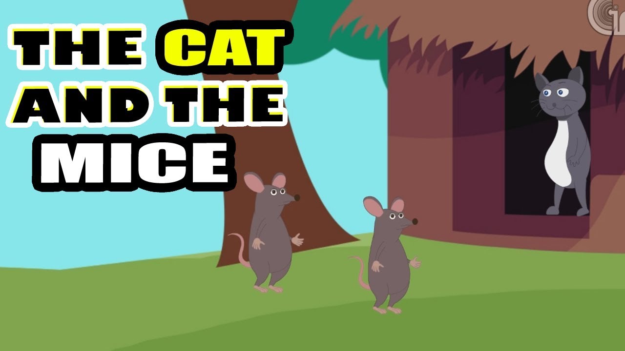 Moral Story For Kids in English | The Cat And The Mice | Animal & Jungle Story