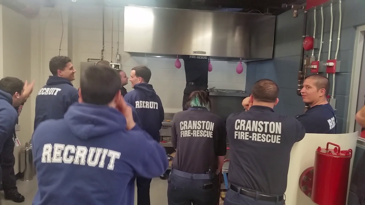 Ansul System class K fire demonstration