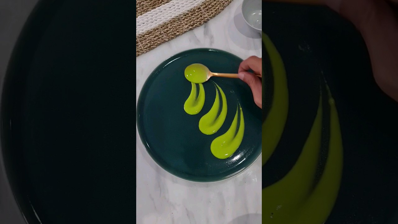 sauce plating ideas / creative plating techniques #shorts