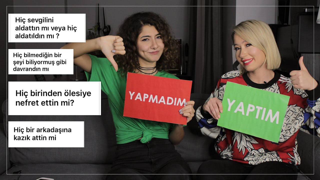 HİÇ YAPTIN MI? | Yaptım/Yapmadım Oyunu (Gülçin Ergül ile)