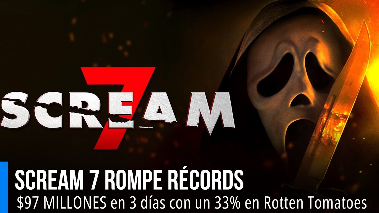 Neve Campbell vuelve y Scream 7 rompe todos los récords con 97 millones