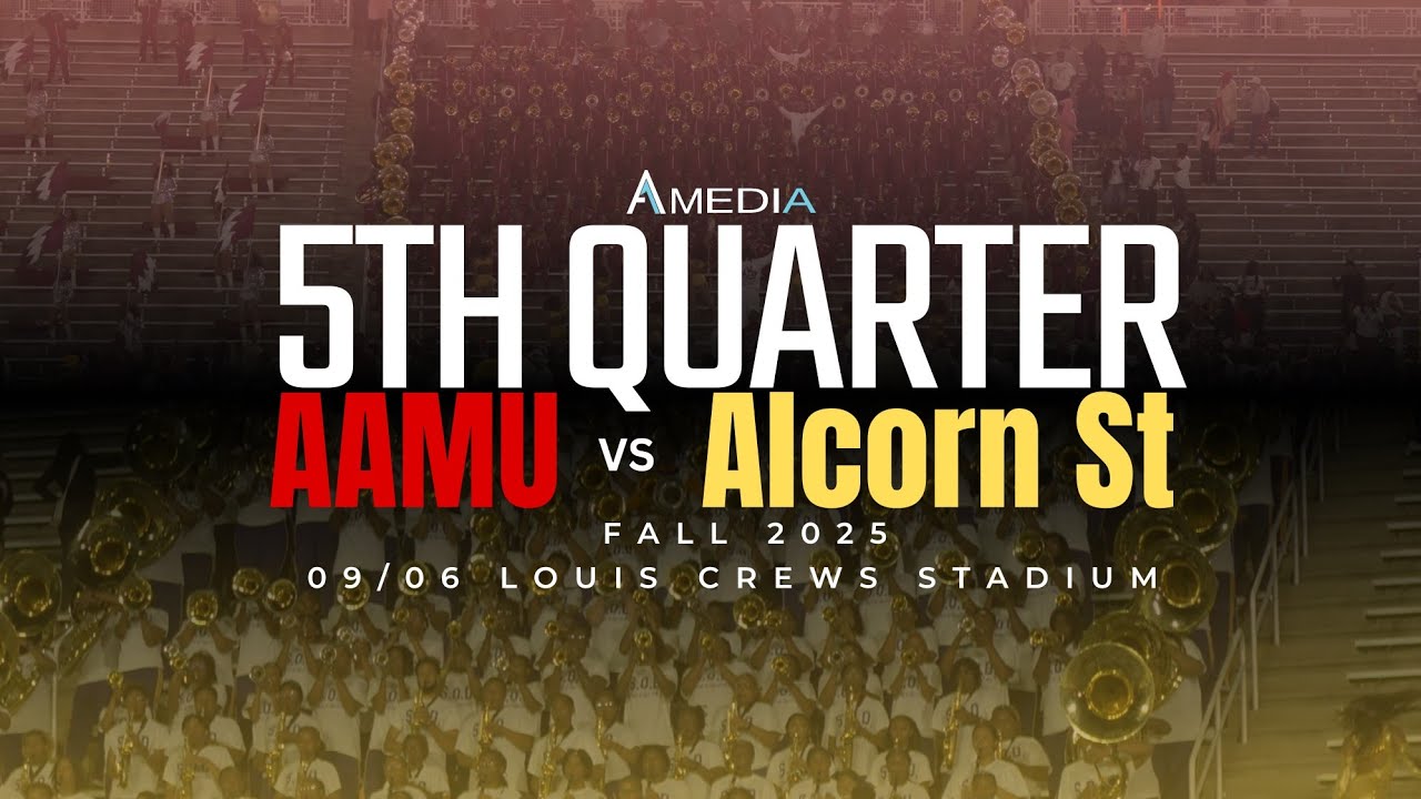 Alabama A&M vs Alcorn State - 5th Quarter | 2025 Louis Crews Classic| 4K 2160p 🔥🎥🎬‼️