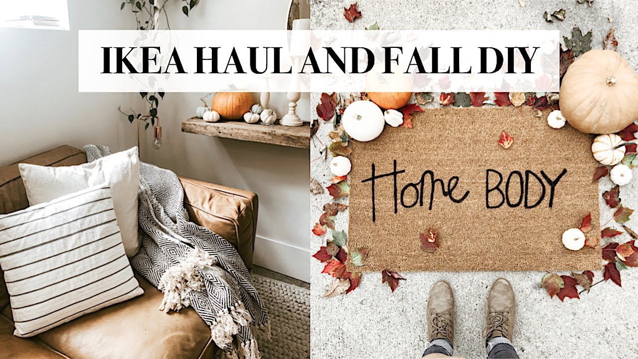 Ikea Haul and Fall Doormat DIY