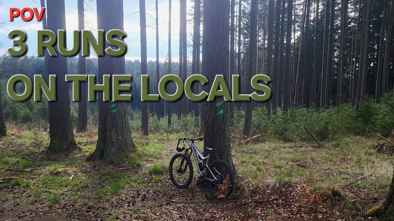 3 RUNS ON THE LOCAL TRAILS (POV)