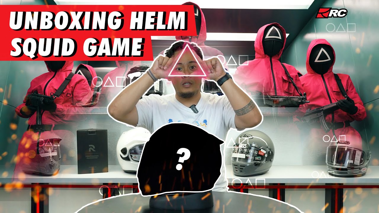 UNBOXING HJC RPHA 12 SQUID GAME 🔥 MOTIF YANG DITUNGGU AKHIRNYA RELEASE DI INDONESIA ❗️❗️