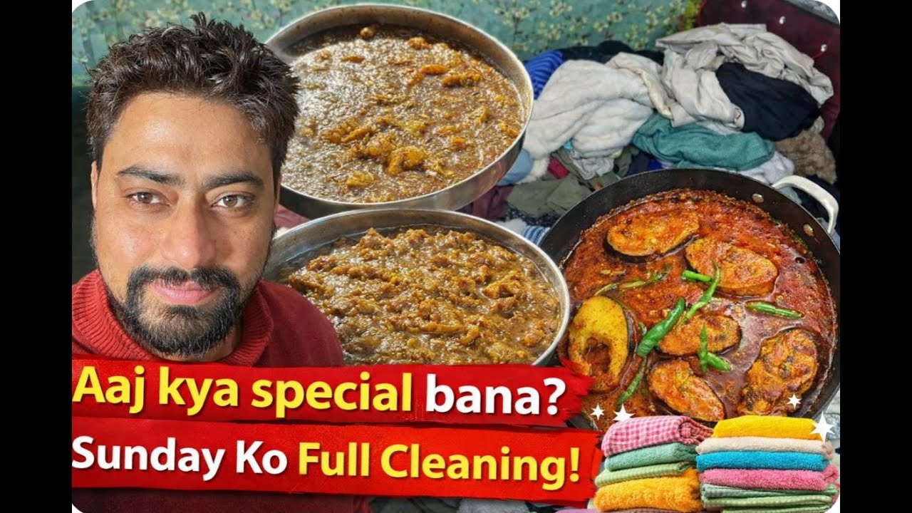 Morning Safai Se Night Dinner Tak | Kumauni Dal, Chhukh Sana & Fish | Family Vlog
