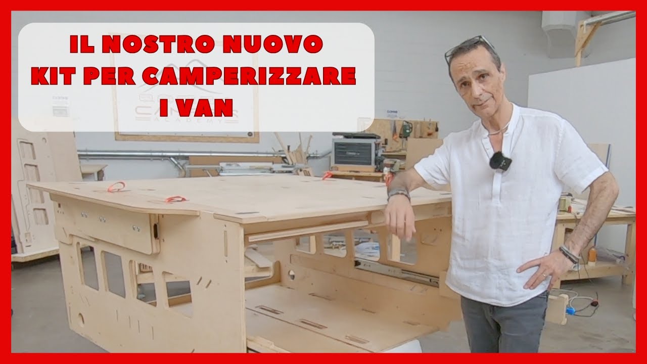 Kit di camperizzazione van modulare