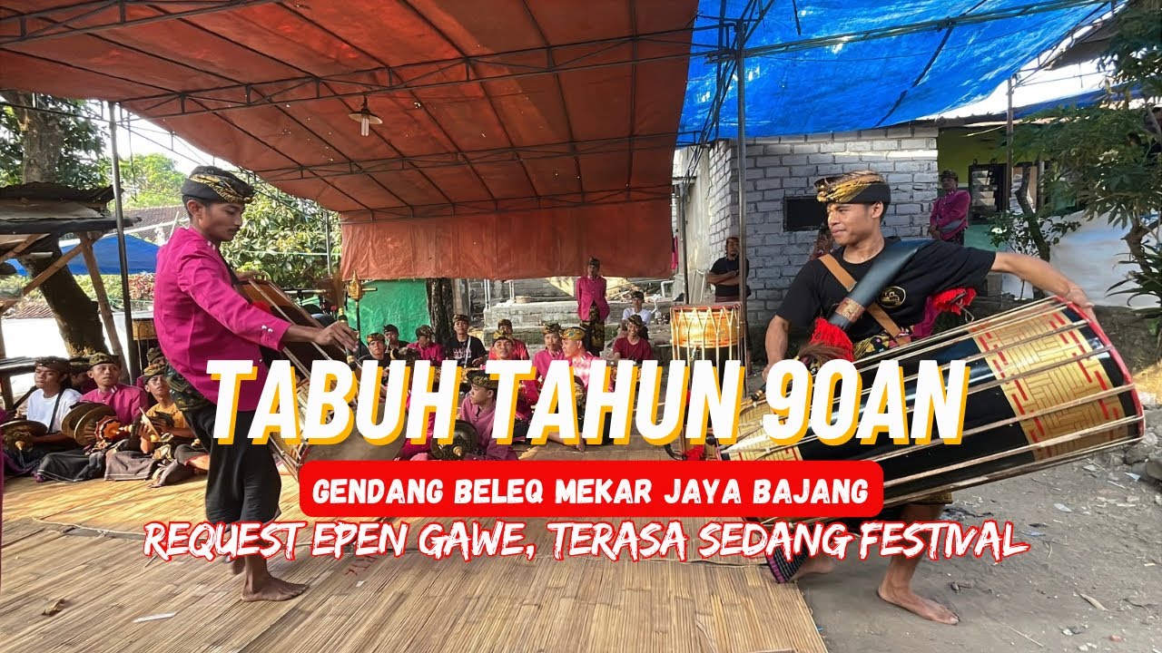 SPESIAL REQUEST EPEN GAWE GENDING 90an DI MAINKAN OLEH SKEHE GENDANG BELEQ MEKAR JAYA BAJANG