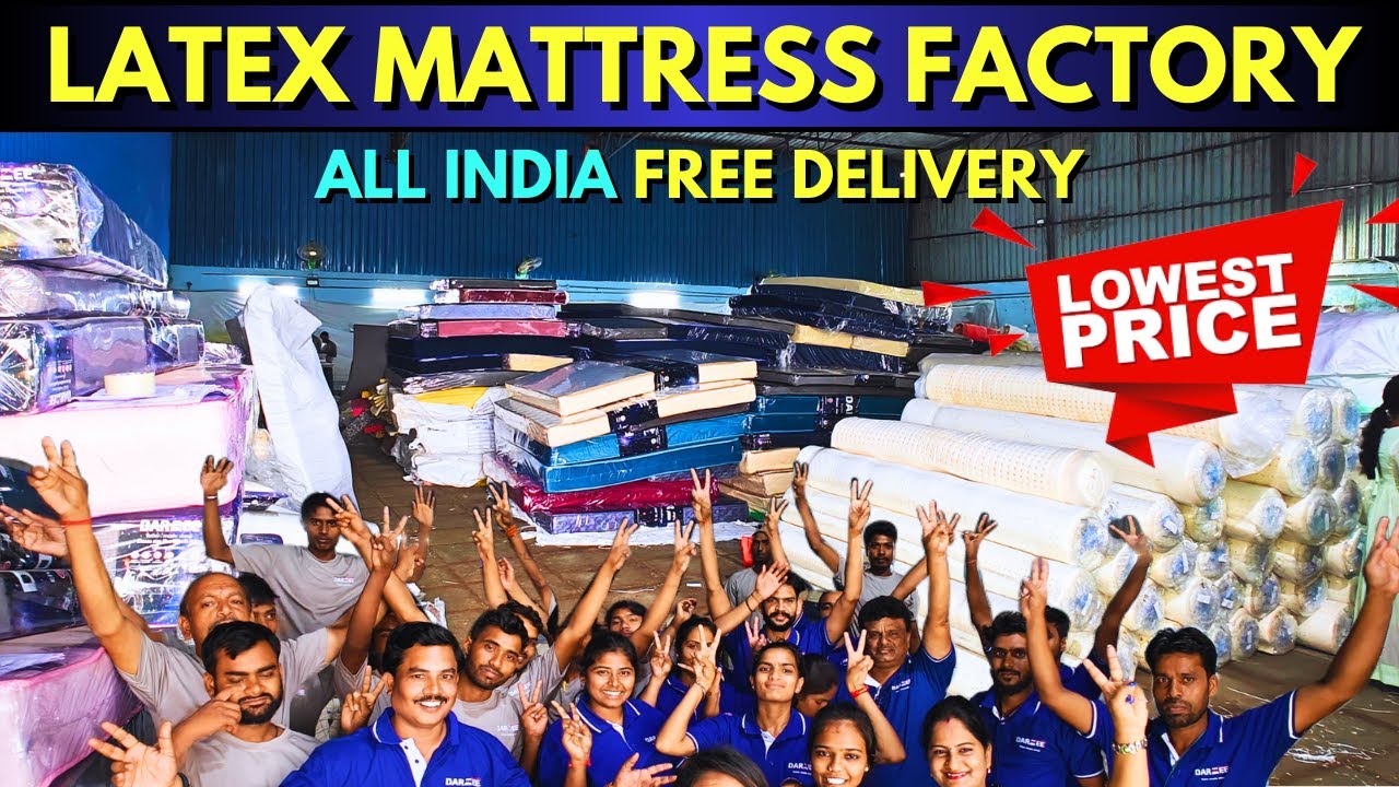 LATEX MATTRESS MANUFACTURER IN INDIA | Best Mattress 2023 with Free Delivery #mattress #latex
