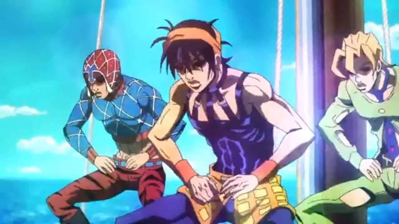 ジョジョ: Jojo vento aureo (narancia,mista,fugo) dance 『HD』