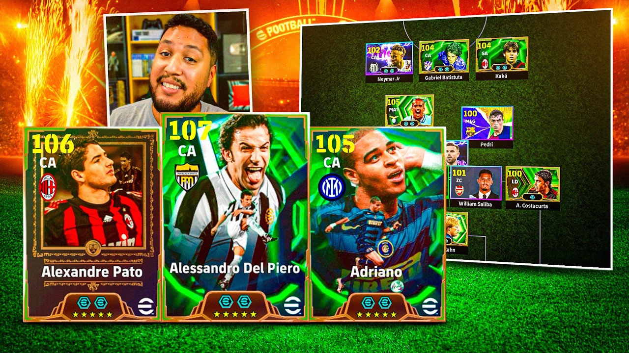 PATO, ADRIANO, DEL PIERO, NOVA ATUALIZAÇÃO 5.3.1 E A VOLTA DO MEU TIME !!! - EFOOTBALL 2026