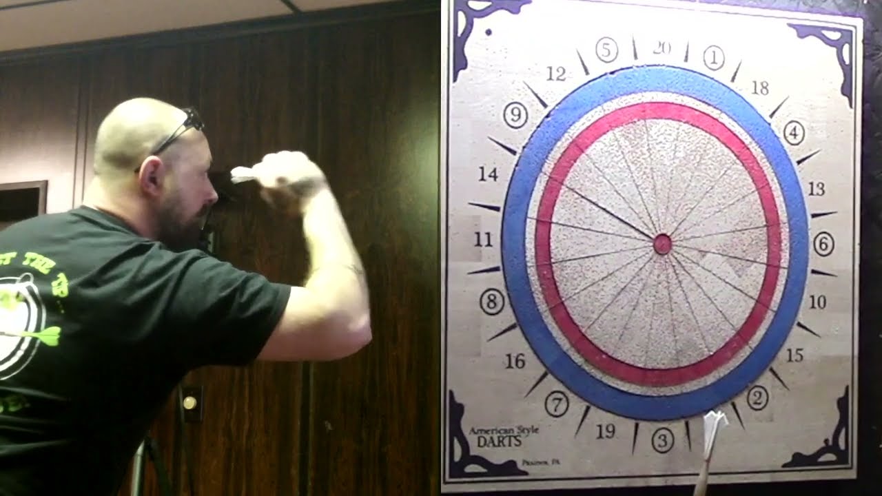 Mark Rohfling v Mike Creek - American darts from the Big Dog Tournament