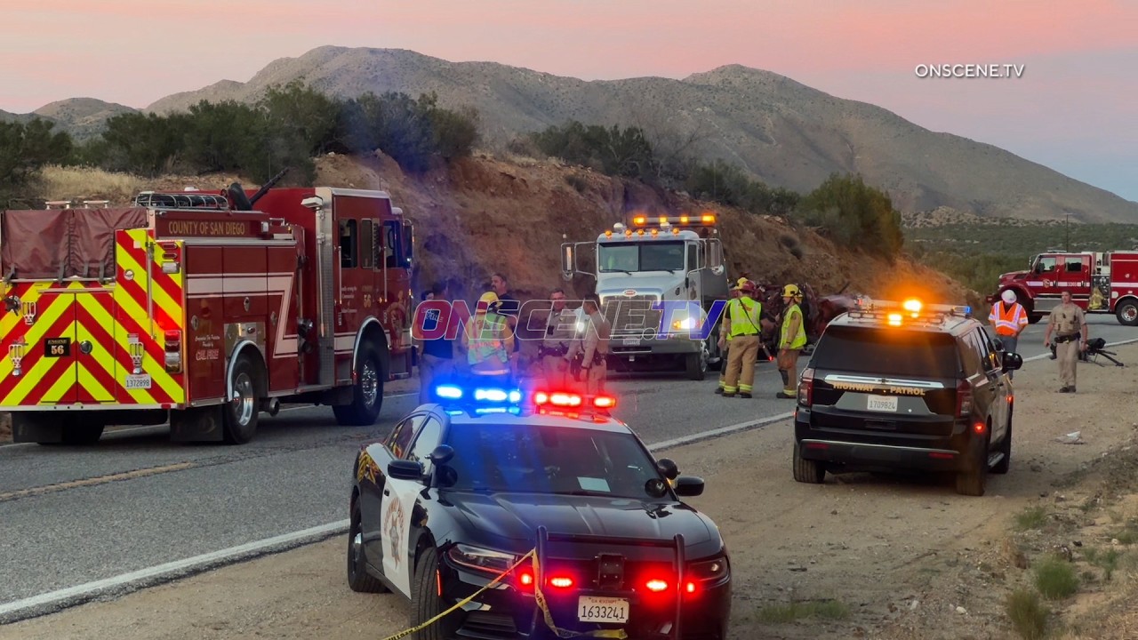JULIAN Double Fatal Head On Crash, San Diego, CA