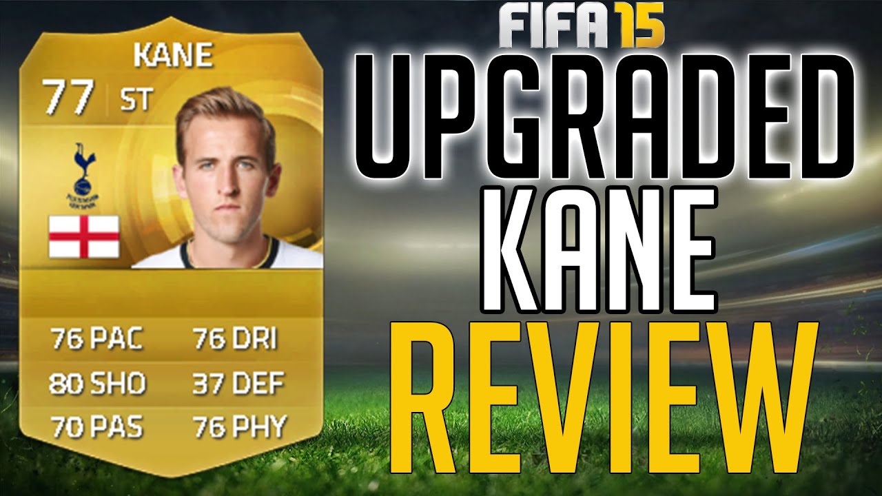 FIFA 15: UPGRADED HARRY KANE REVIEW (77) + IN GAME STATS! FIFA15 PLAYER REVIEW!