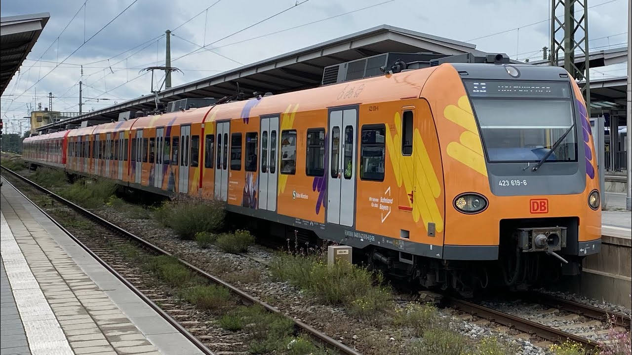 In der Karriere S-Bahn München Br 423 als S3 von Holzkirchen nach Mammendorf mit SOUND & VG 140 km/h