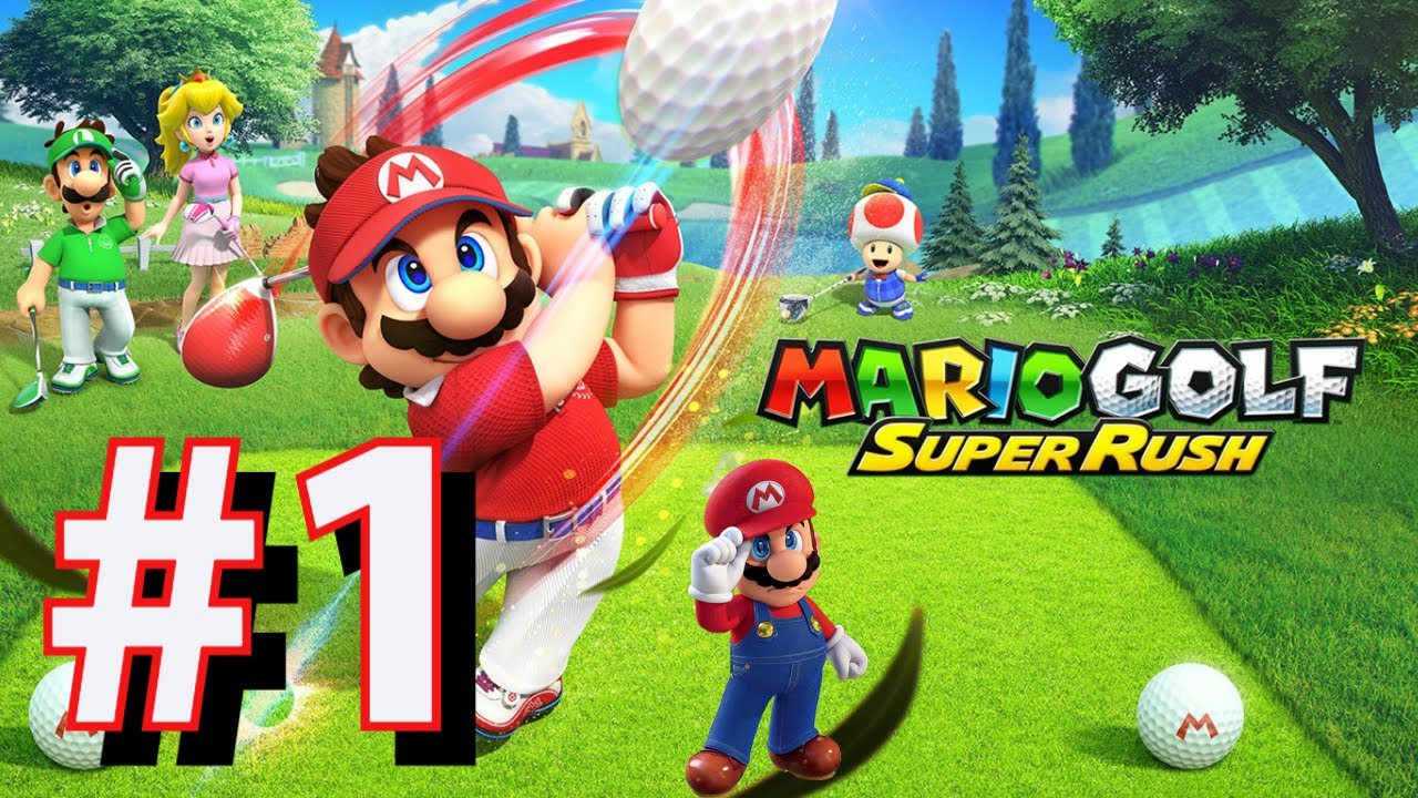 Mario Golf: Super Rush - Yoshi vs Donkey Kong  - New Donk City Course #1 (No Commentary)