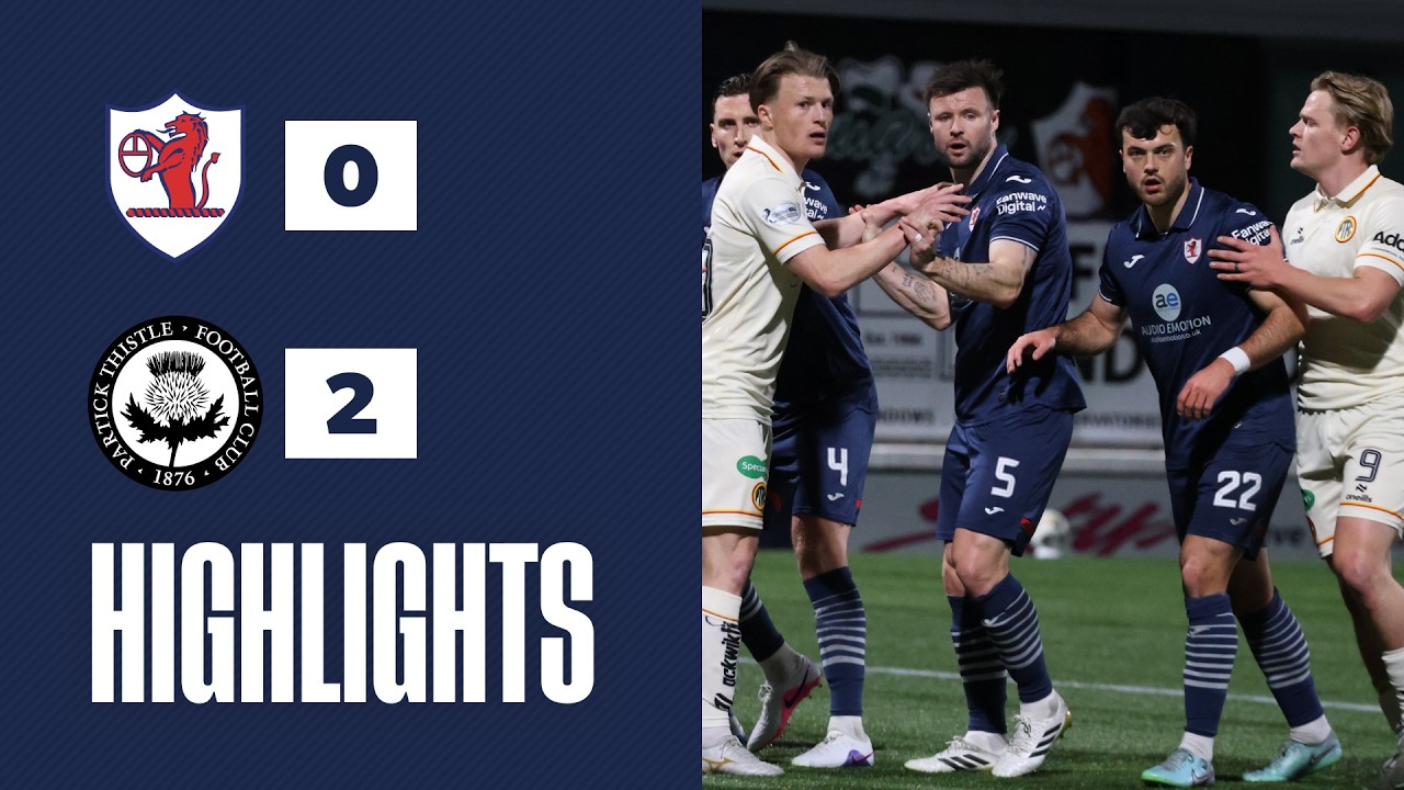 HIGHLIGHTS | Raith Rovers 0-2 Partick Thistle | 24/03/26
