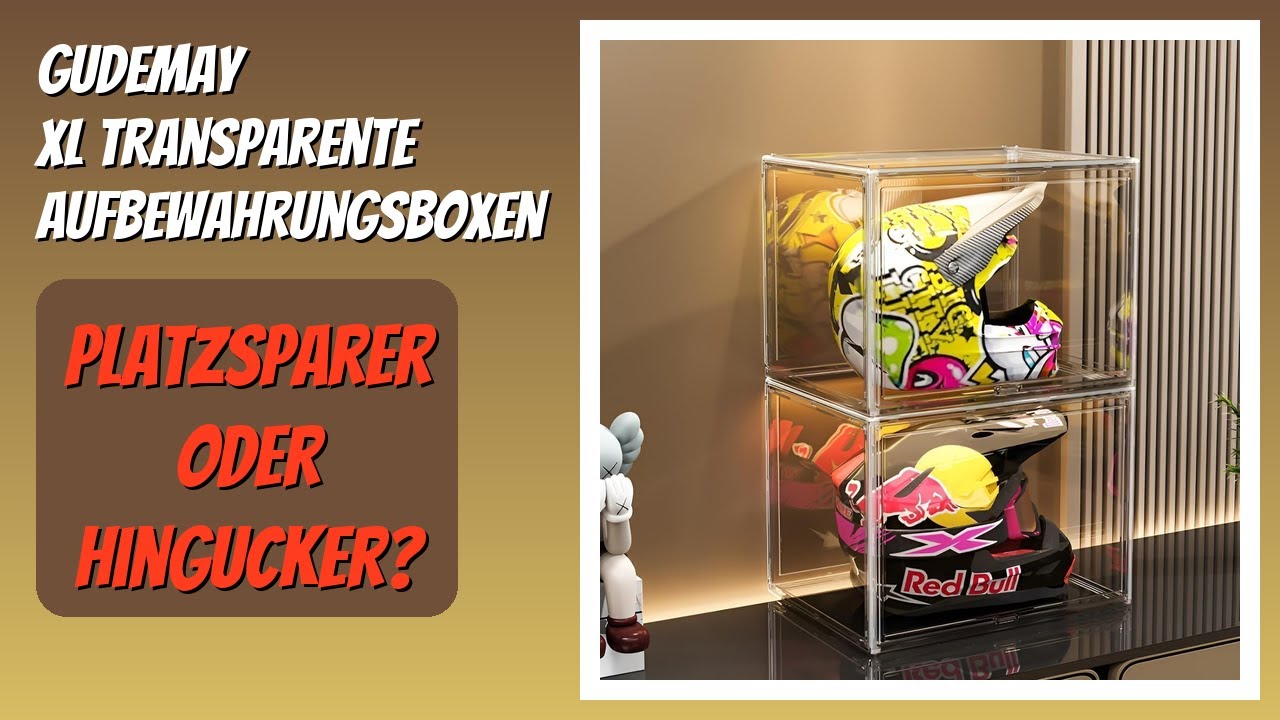 BEWERTUNG (2026): GUDEMAY XL transparente Aufbewahrungsboxen. Infos