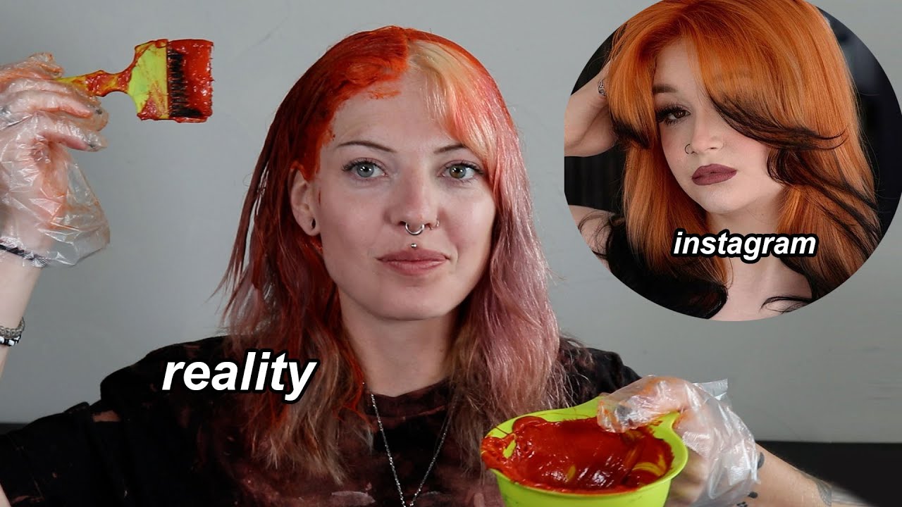 attempting fox hair dye (im scared of black dye)